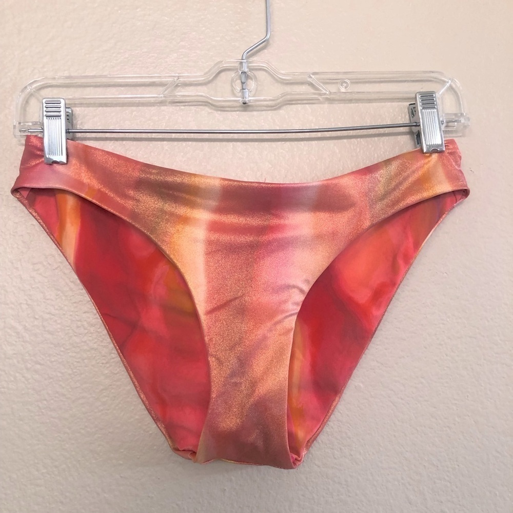 BECCA Solar Energy Hipster Bikini Cheeky Coverage Swimwear Bikini Bottom Size S